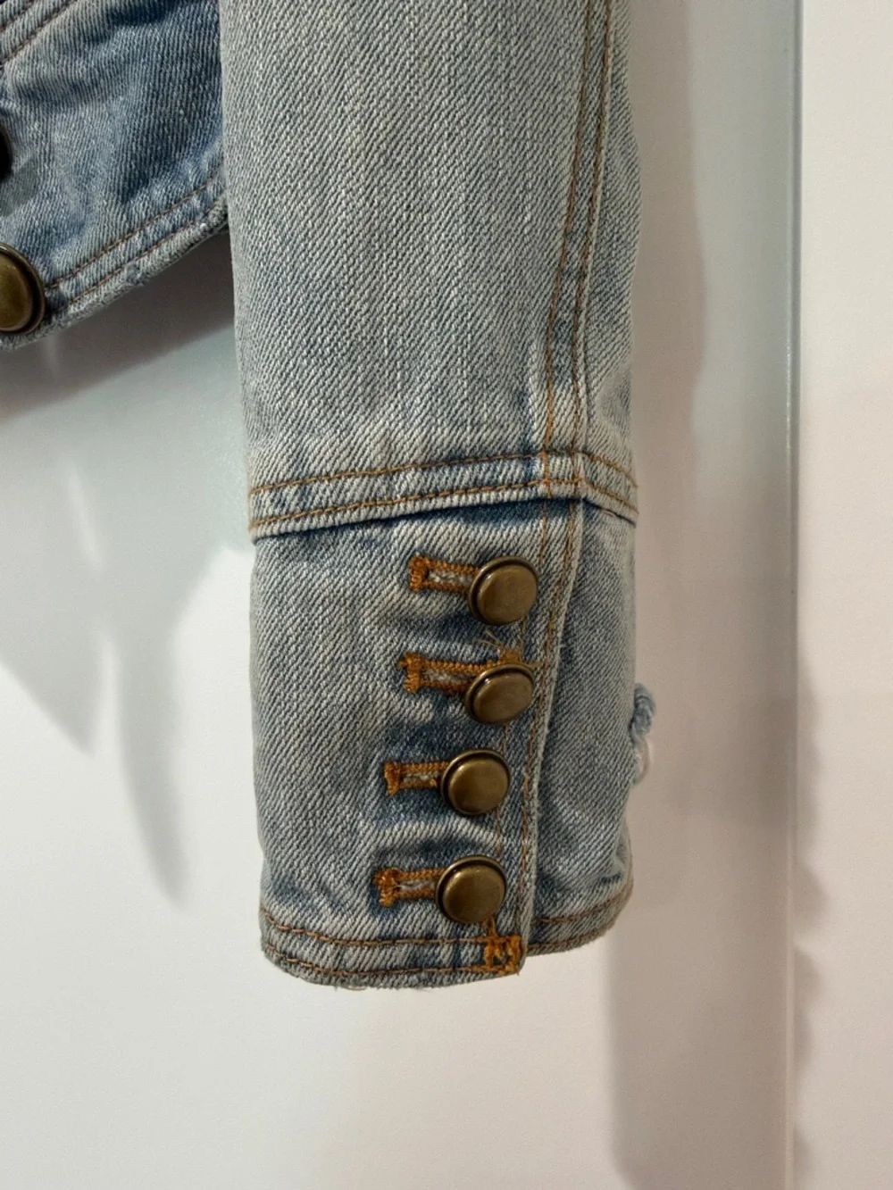 NWT Free People Denim Jacket - Picture 8 of 11